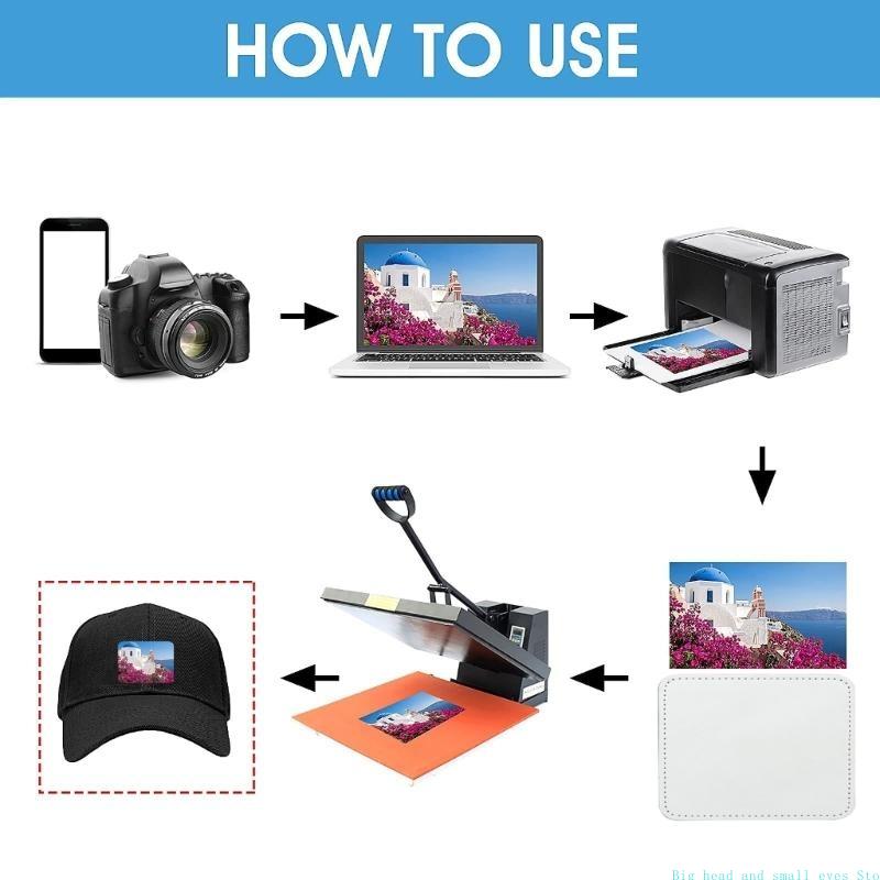 581C 10개 빈 가죽 모자 패치 모자 청바지 셔츠  - Hat Sublimation Blank 리뷰 및 가격