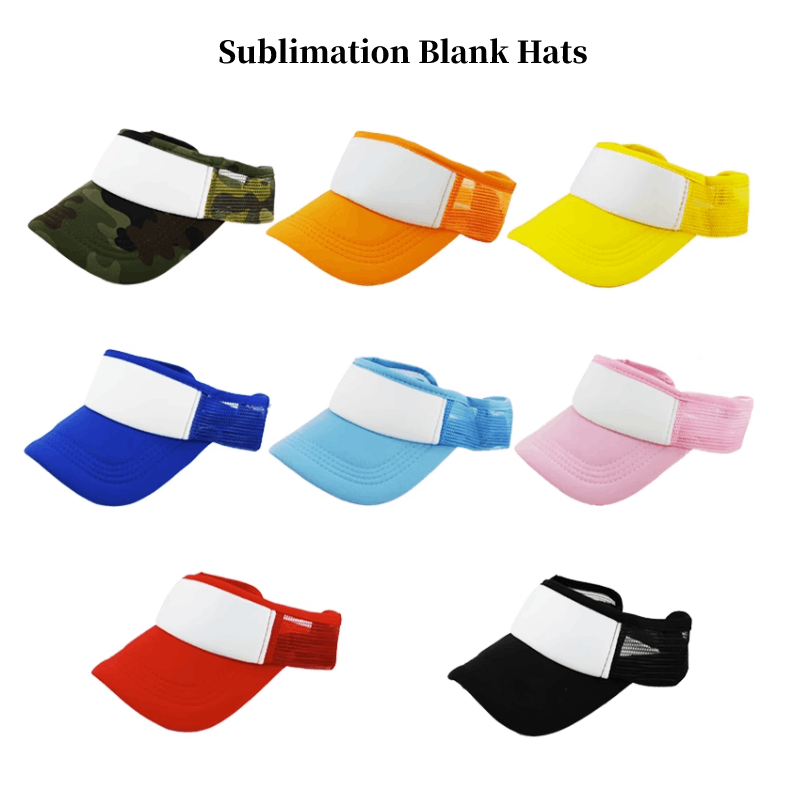 10개 패션 빈 탑햇 승화 프린팅용 조절 가능한 햇빛  - Hat Sublimation Blank 리뷰 및 가격